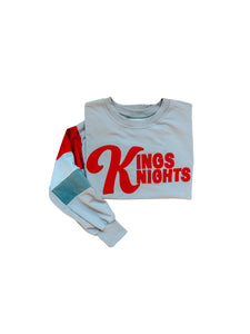 Grey K-kings knights (OVERSIZED)