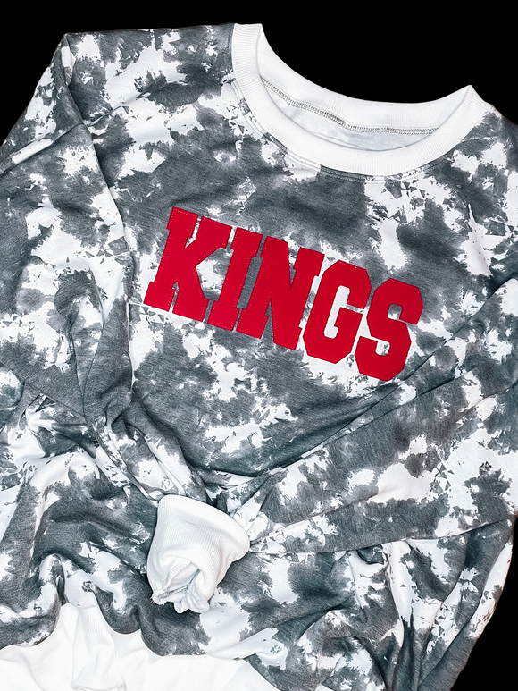 Tie Dye KINGS Oversized sweatshirt